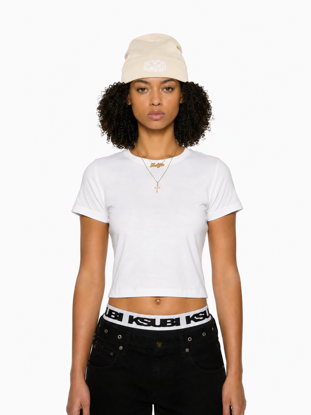 Cream Unavrge Headcap