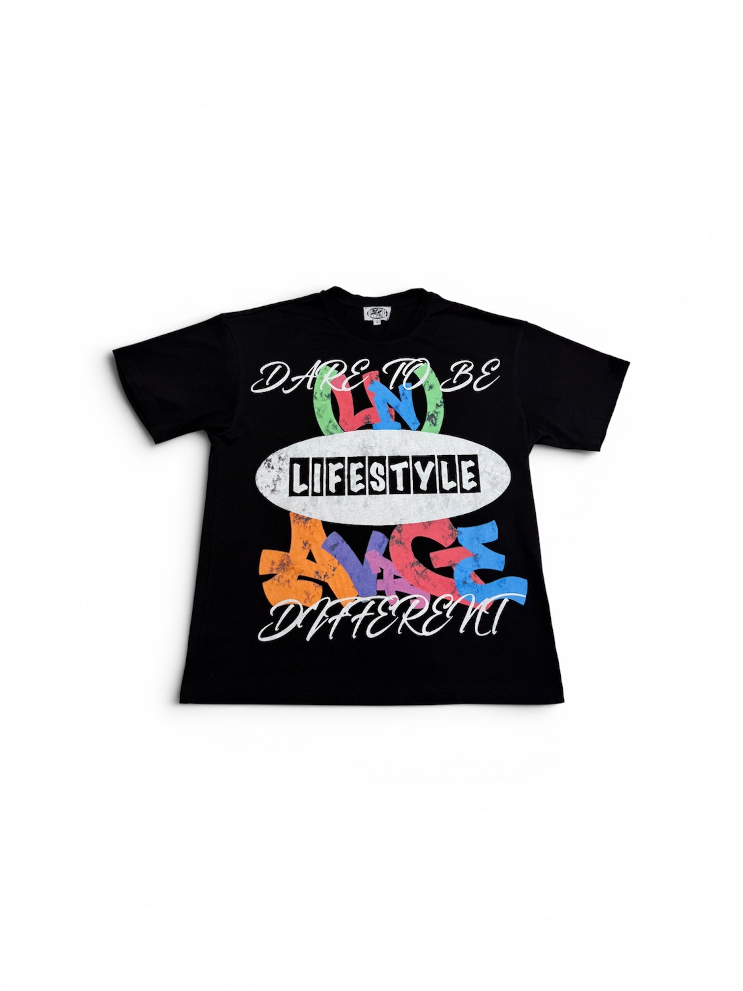 AGAINST THE GRAIN TEE BLACK